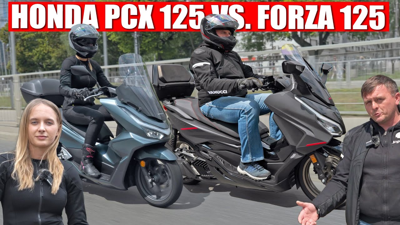 Honda Forza 125 czy Honda PCX 125? Test, opinia porównanie. Czym się różnią, jak jeżdżą, jaka cena