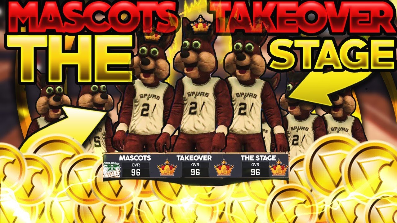 COYOTE MASCOTS TAKEOVER IN HIGH ROLLER&bull;4 COYOTE MASCOTS BANKING OUT ON VC! NBA 2K17