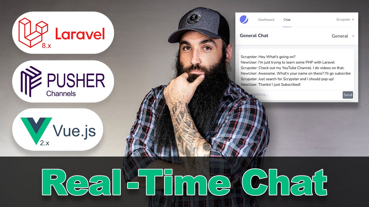 Real-Time Chat with Laravel, Vue.js & Pusher