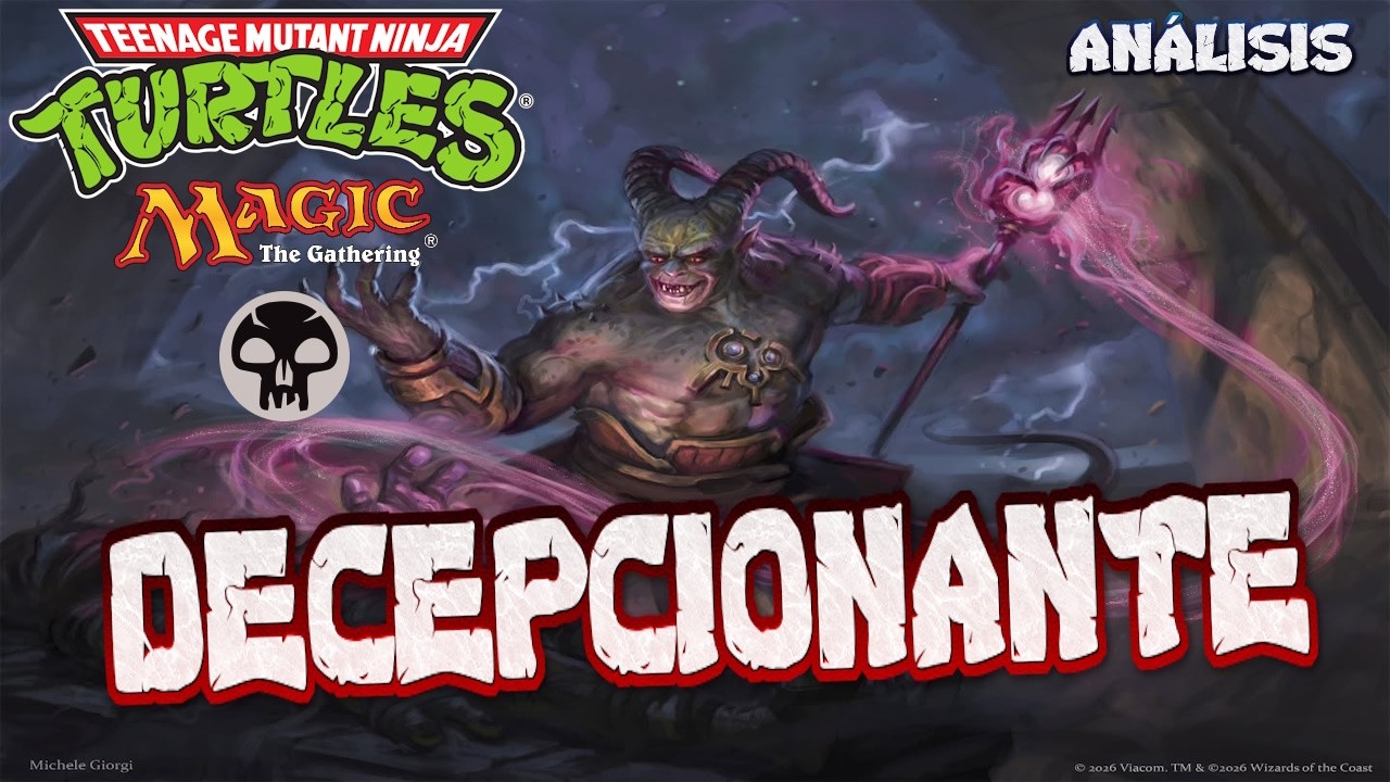 Análisis del color negro de Teenage Mutant Ninja Turtles en Magic The Gathering