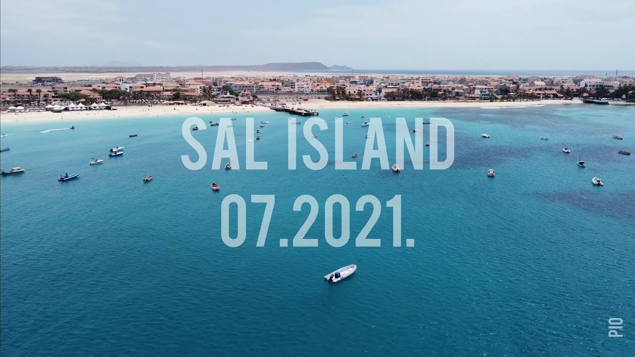 SAL Island by drone,  07.2021, 4K, Cape Verde.