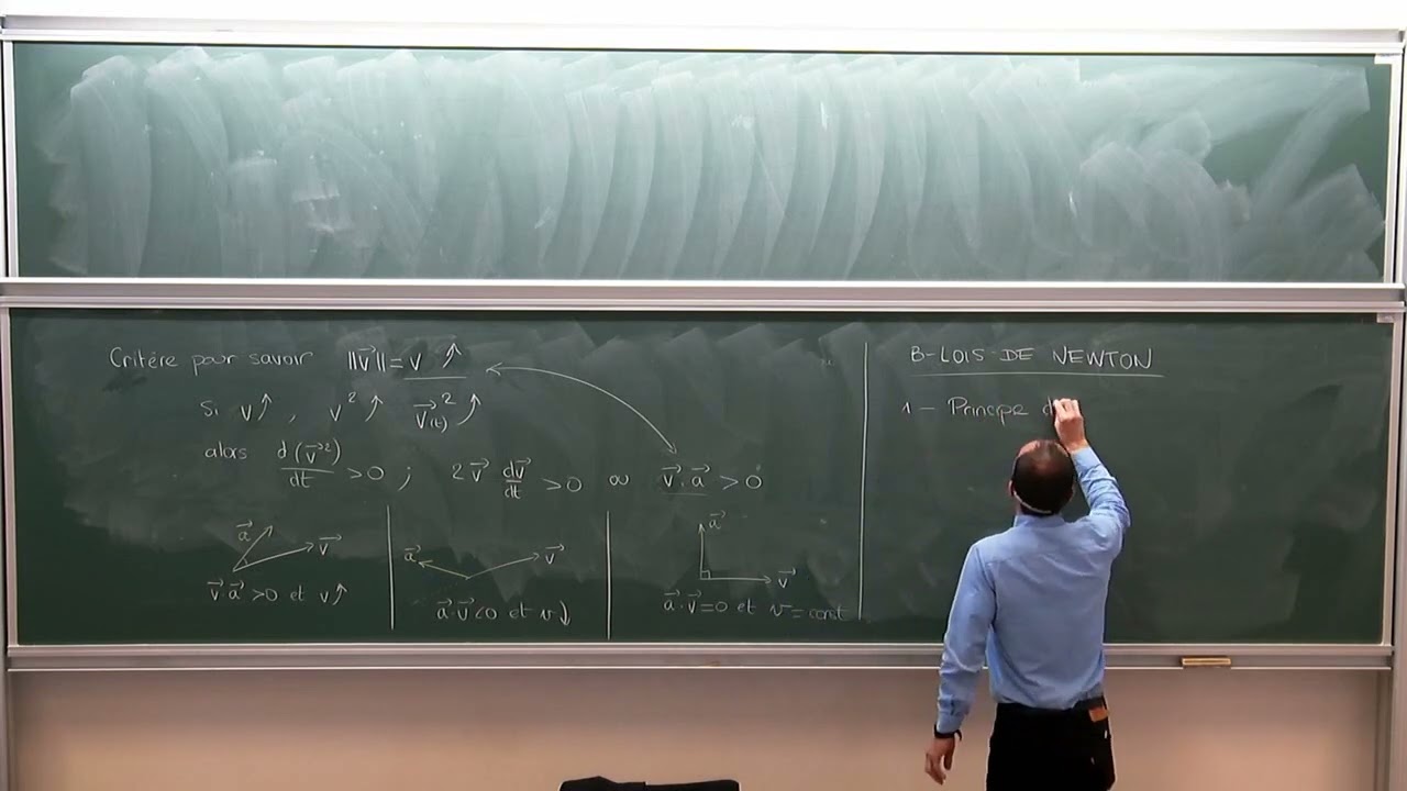 Mécanique cours 3 - lois de Newton