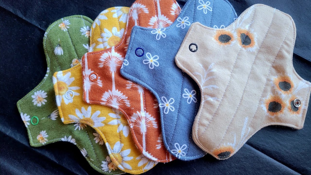 DIY cloth menstrual/incontinence pads tutorial