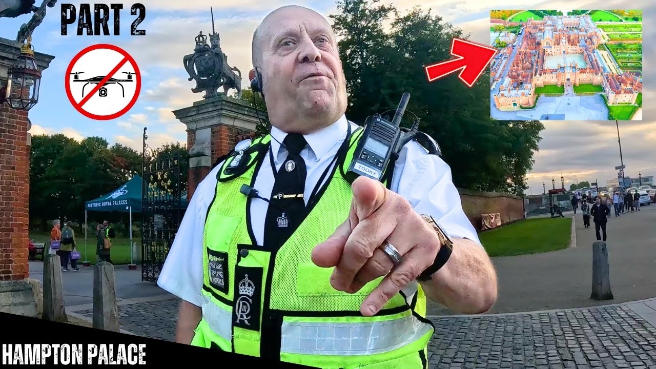 Drone BREACHES Hampton Palace Crown Land 😲🕍🛸👃🏼❌ PART 2