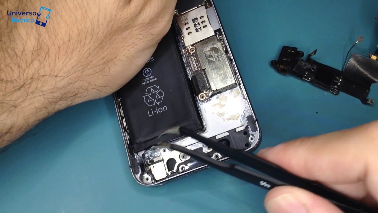 Como consertar o conector flat carga do iPhone 5 5C 5S e suas diferenças
