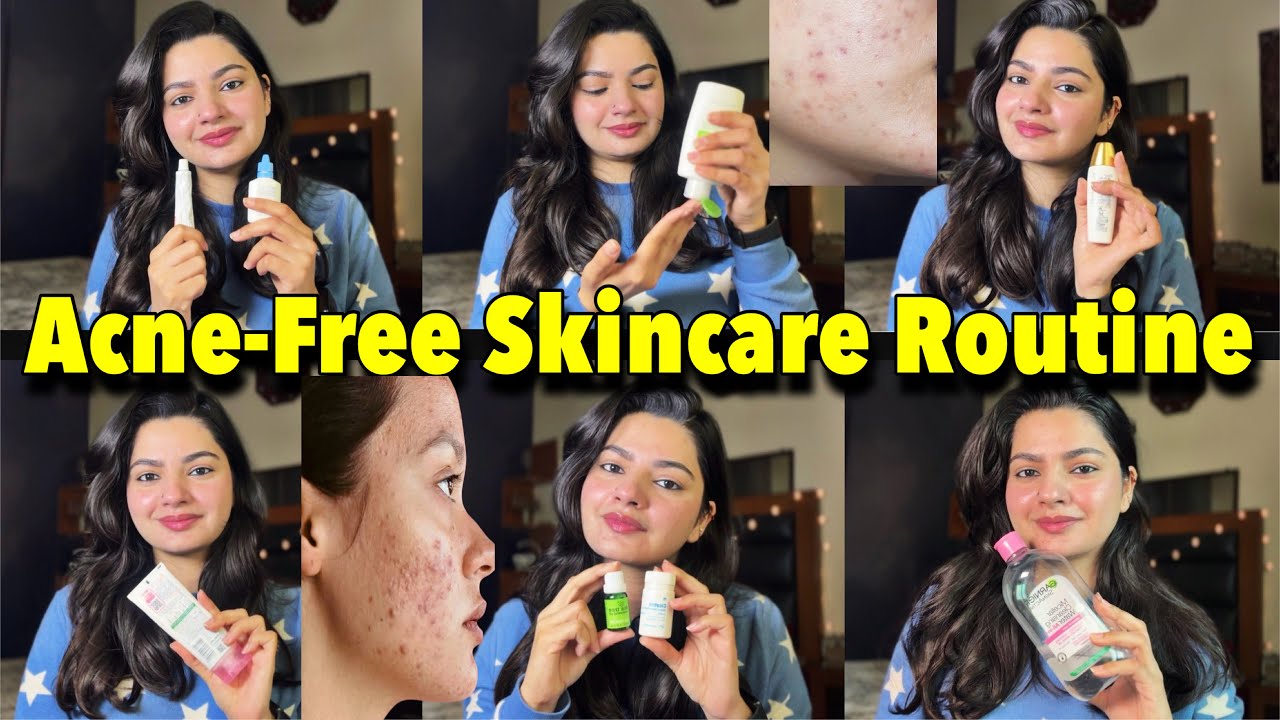 Only Skincare Routine Acne-Prone Skin Needs! Clear Skin in 1 Week✨