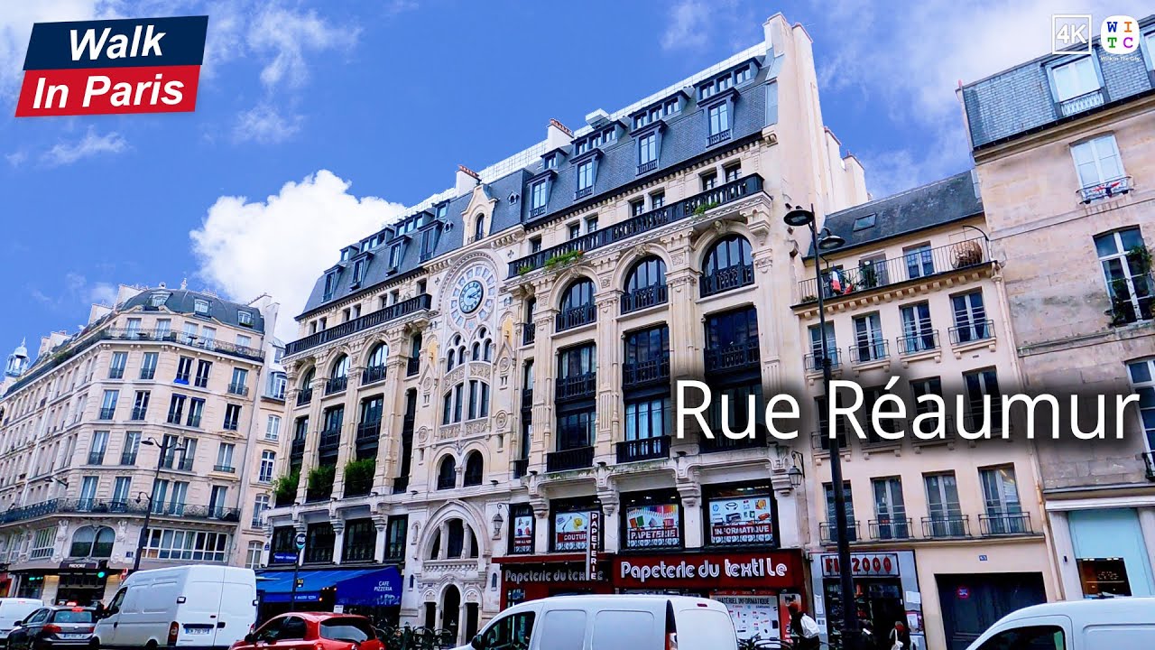 Rue R&eacute;aumur (4K) | Promenade &agrave; Paris 2025