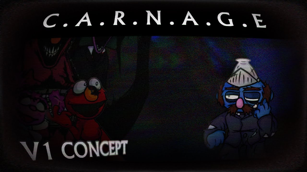 FNF: Broken Strings / Sesame Street - CARNAGE CONCEPT (V1)