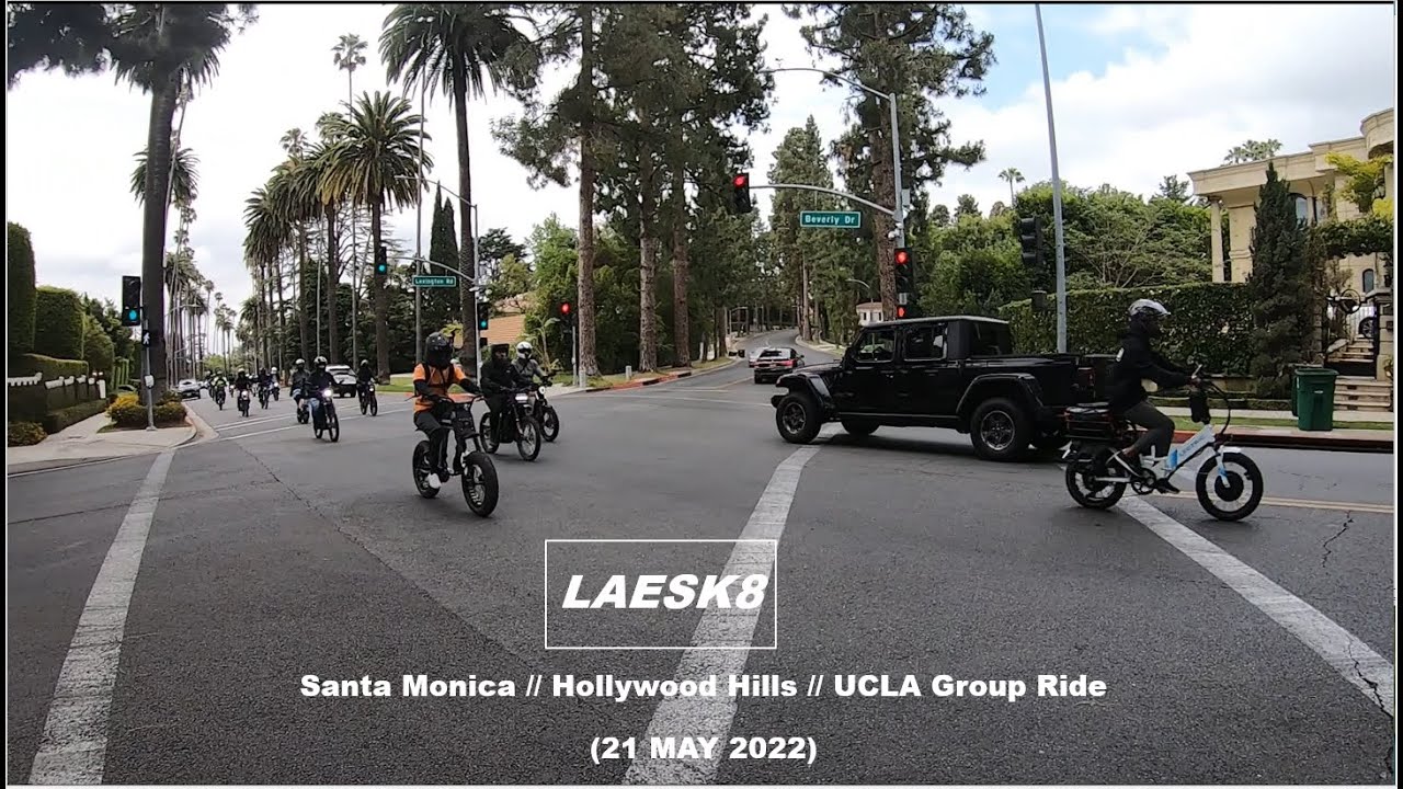 LAESK8 - Santa Monica // Hollywood Hills // UCLA Group Ride (21 MAY 2022)