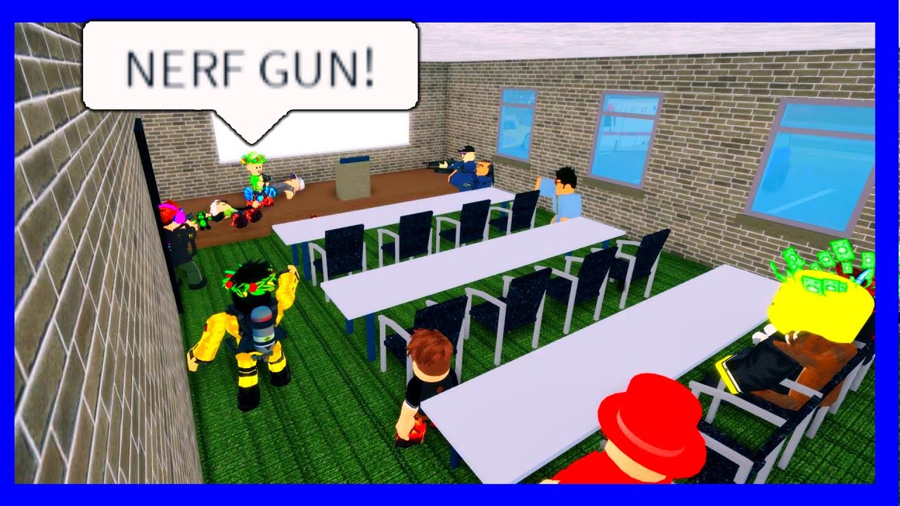BABY ENDO BRINGS A GUN TO SHOW & TELL! *SHOTS FIRED* ER:LC Liberty County Roleplay