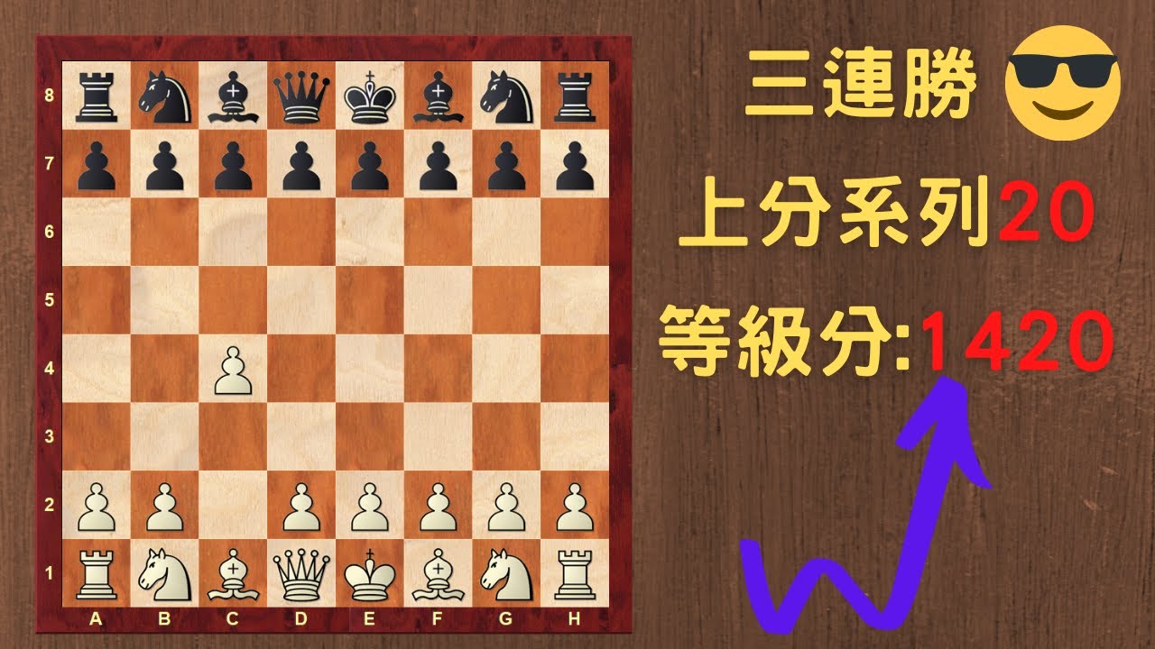 【Rey的西洋棋】帶著英格蘭開局與西西里防禦來三連勝 | 國際象棋 | Chess