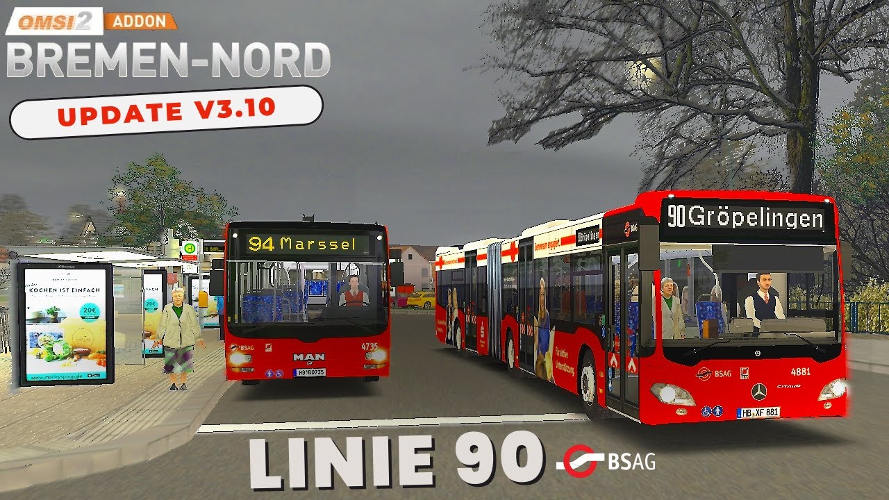 OMSI 2 [60 FPS] - BREMEN-NORD 2025 🚢⚓ Neues Update V3.10! - Let's Play Omsi 2 [#917]