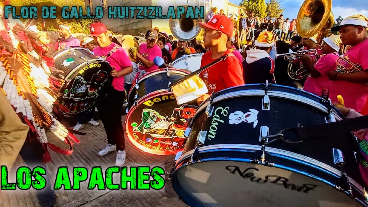 FIESTA EN FLOR DE GALLO HUITZIZILAPAN | Banda LA PAZULQUEÑA | Grupo LOS APACHES-parte 1