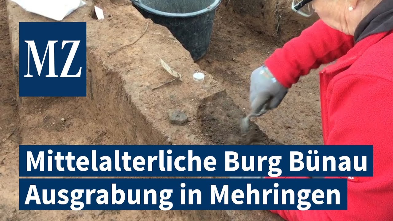Ausgrabungen am Westerberg in Mehringen: mittelalterliche Burg Bünau