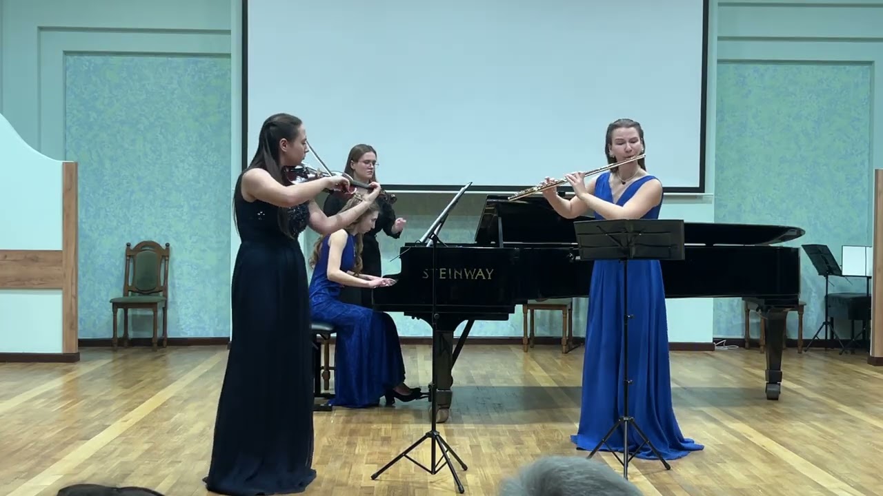 Nino Rota. Trio for Flute, Violin and Piano