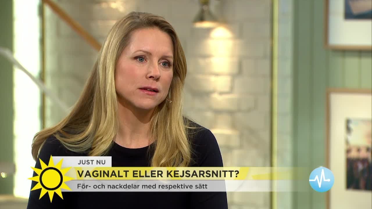 Föda vaginalt eller med kejsarsnitt?  - Nyhetsmorgon (TV4)