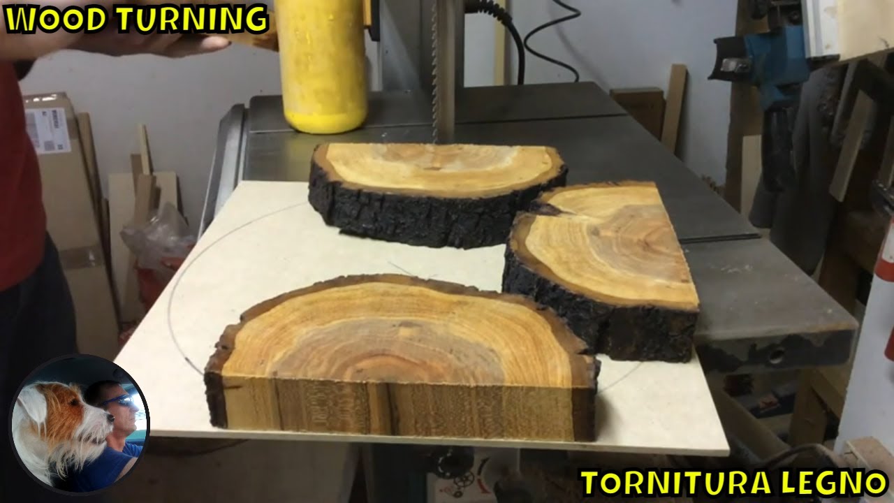 Piatto in legno e resina epossidica
