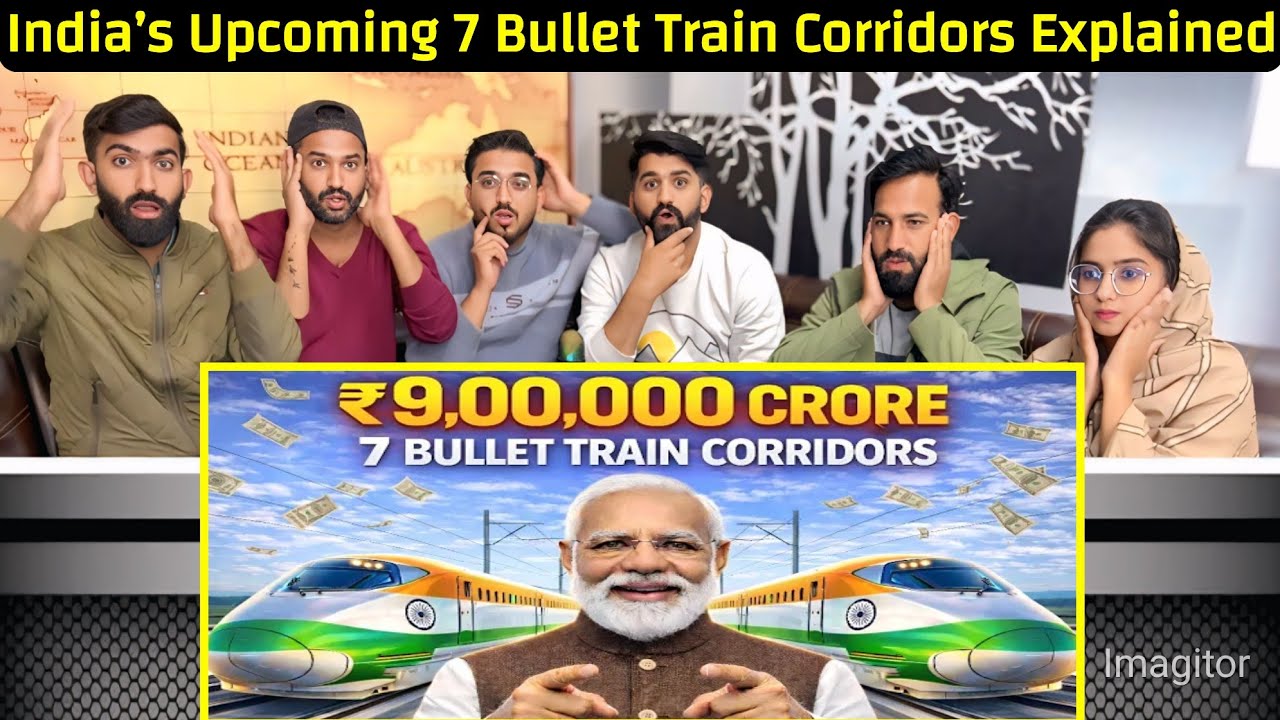 India’s Upcoming 7 Bullet Train Corridors Explained | High Speed Rail Corridor