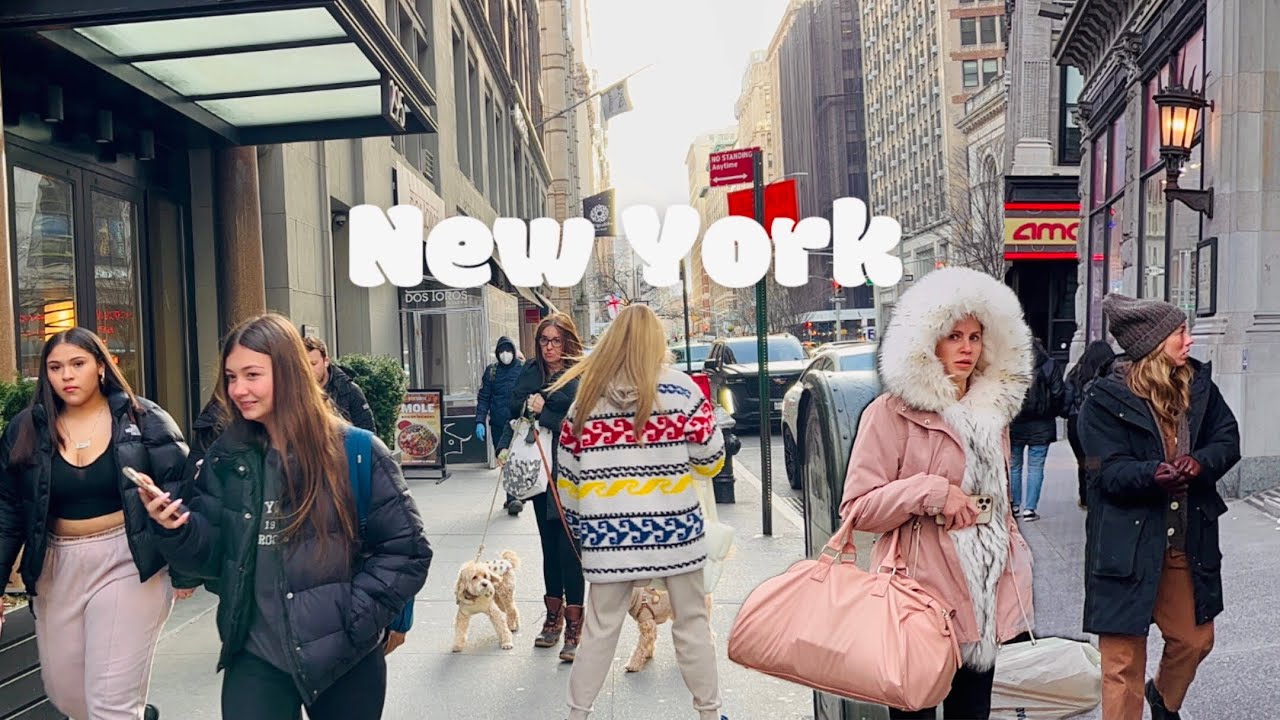 [4K]🇺🇸NYC Winter Walk🗽Gramercy Park to Union Square🍰🍵Lady Mendl’s Tea Salon | Feb 2023
