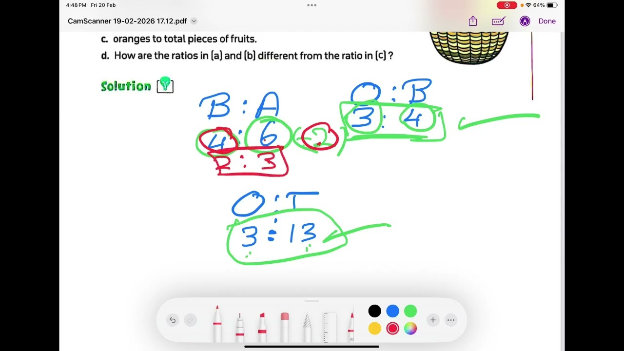 Grade 6 T2 exploring the ratio and the ratio + solving exercise 4 Elmoaser by Mr Romany 