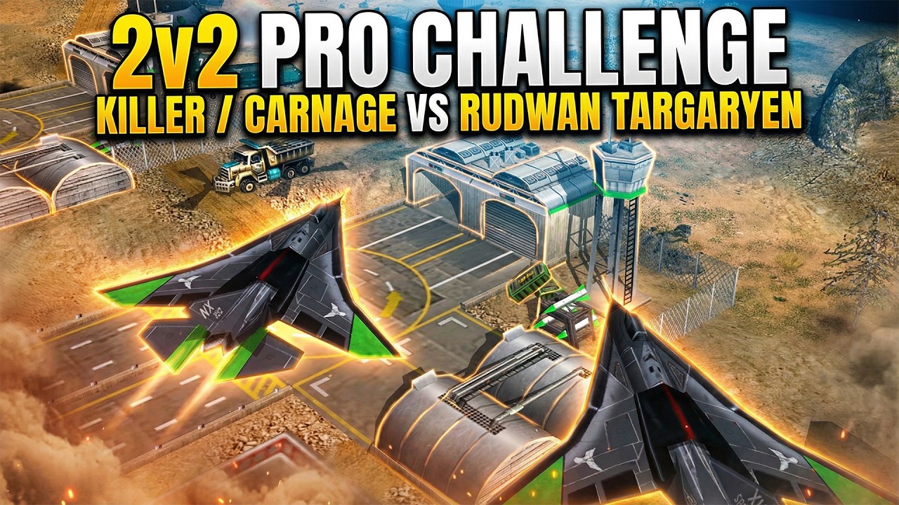 LIVE 🔴 PRO 2v2 Challenge - Killer Carnage vs Rudwan Targaryen | Generals Online