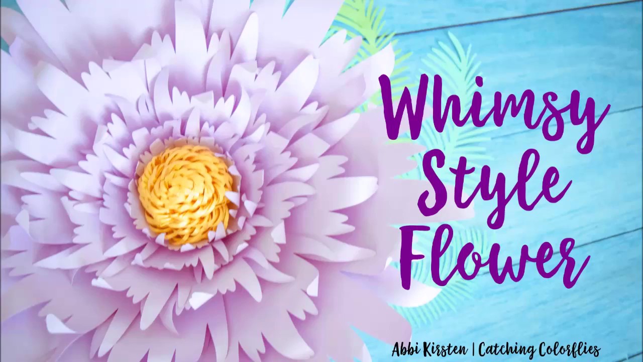 Easy Giant Paper Flower Tutorial - Whimsy Style
