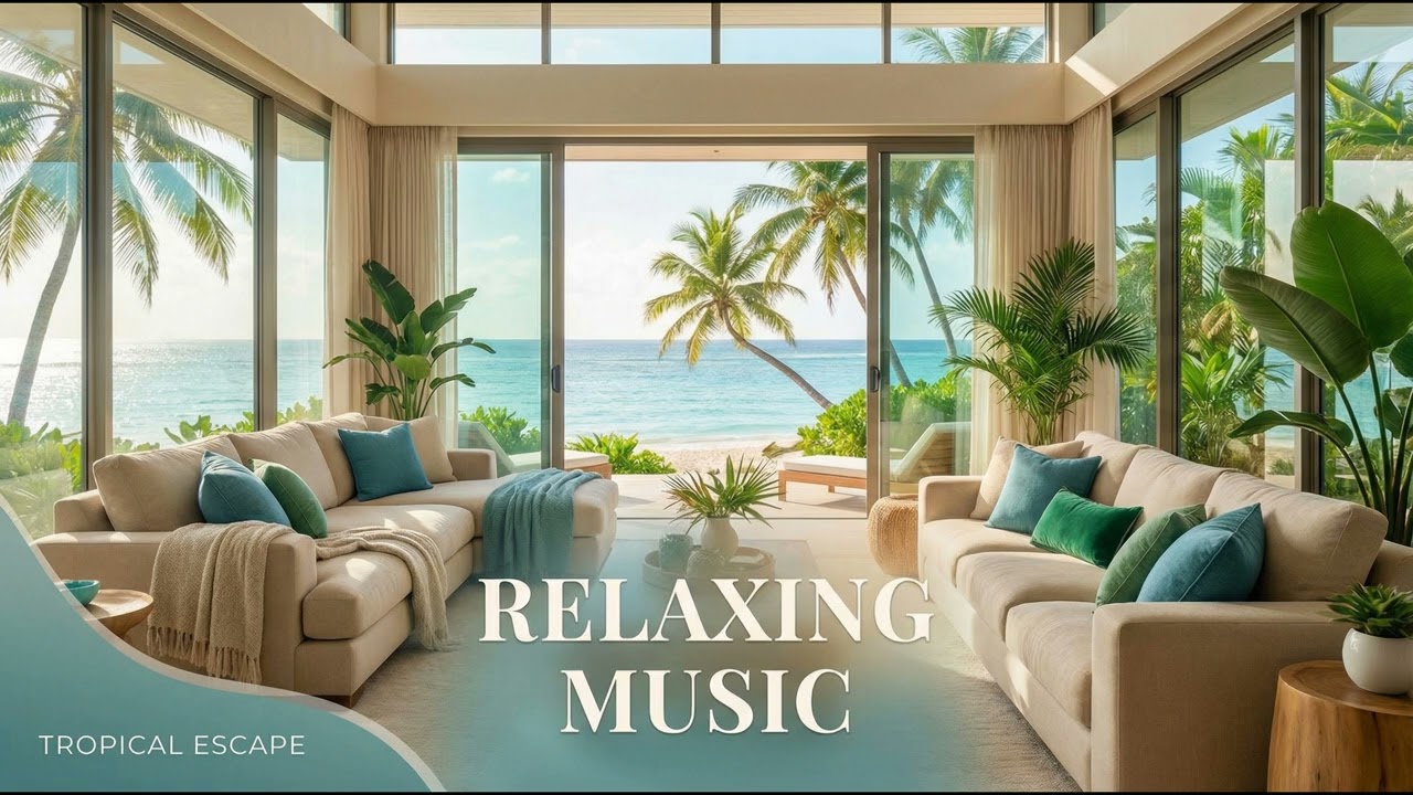 Luxurious Ocean View Jazz | Soft Piano & Nature Sounds for Deep Relaxation & Focus