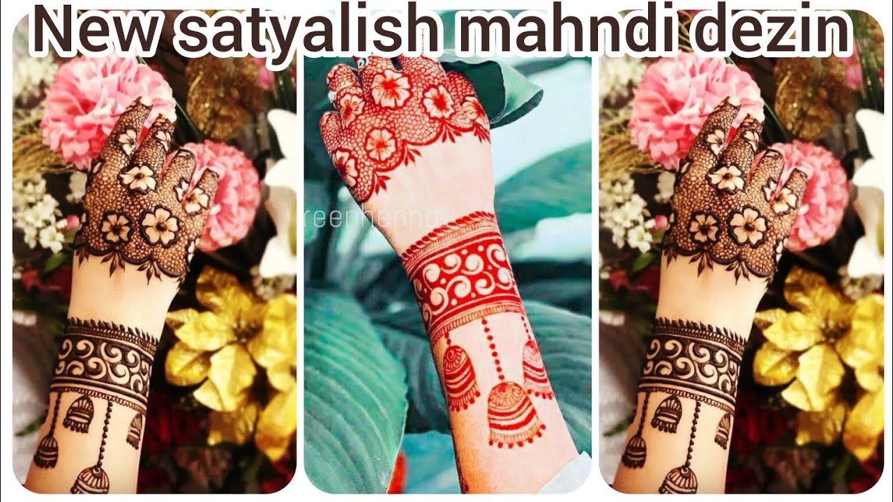 New beautiful satyalish mahndi dezins adyas #viralvideo #fashionndesigns #henna #mehndi 