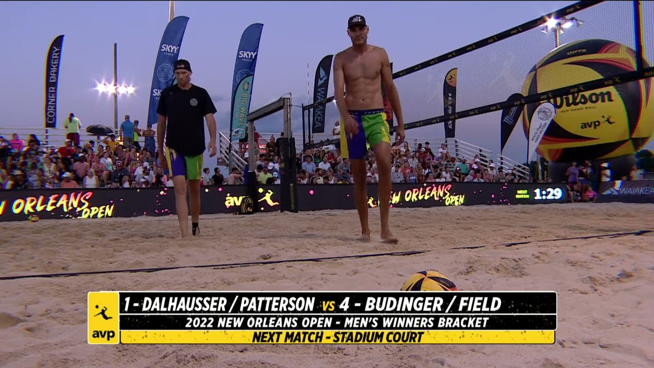 AVP NOLA 2022 | Dalhausser/Patterson vs. Budinger/Field | Stadium Court | Pro Series