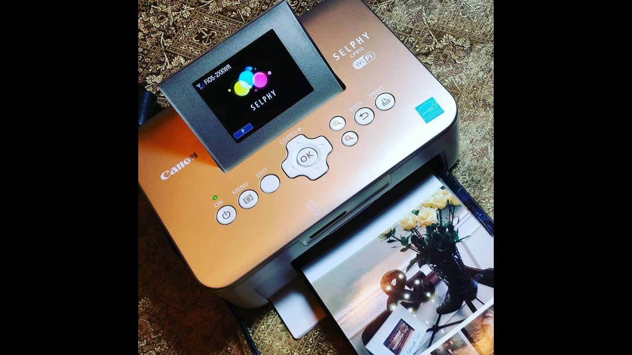 Gold Canon Selphy CP910 Joanns Exclusive Teresa Collins Unboxing and Apps