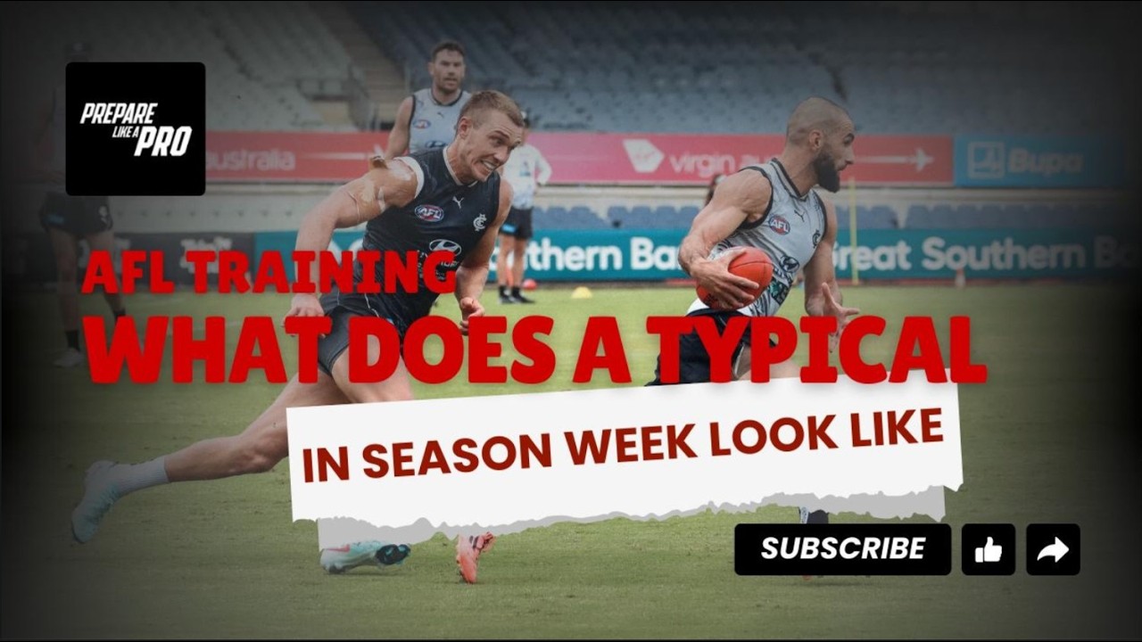 AFL In-Season Training Explained: Load, Intensity, Recovery