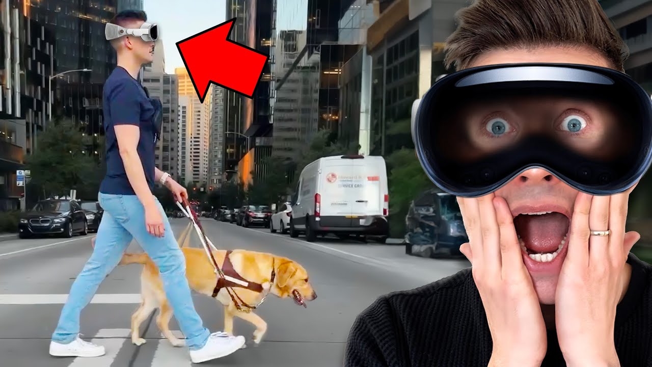 Blind Man Tests Apple Vision Pros