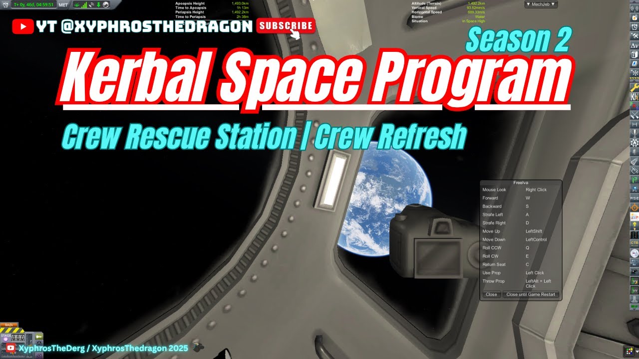 Finally, a Face Reveal + Station Crew Refresh Mission | KSP with XyphrosTheDragon | Season 2