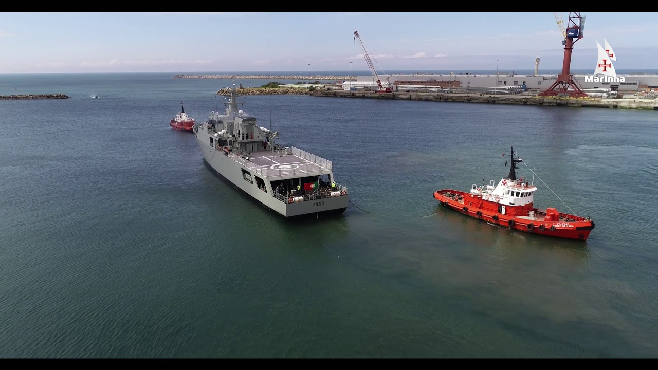 Novo navio patrulha oceânico faz provas de mar com sucesso