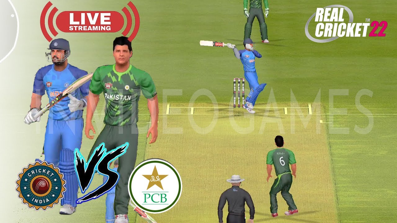 LIVE - IND v PAK - India vs Pakistan ICC Men's T20 World Cup 2022 Match Real Cricket 22