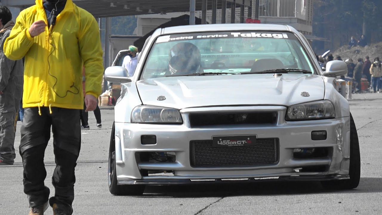R34スカイライン祭り 2023 DRIFT ドリフト走行 R34 SKYLINE FESTIVAL
