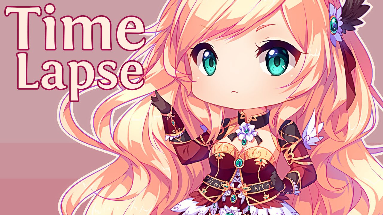【Speedpaint】 Emrys - Cel Shading Chibi (Hyan Timelapse #09)