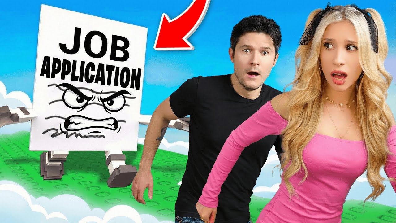WE RAN FROM JOB APPICATIONS... *ROBLOX*
