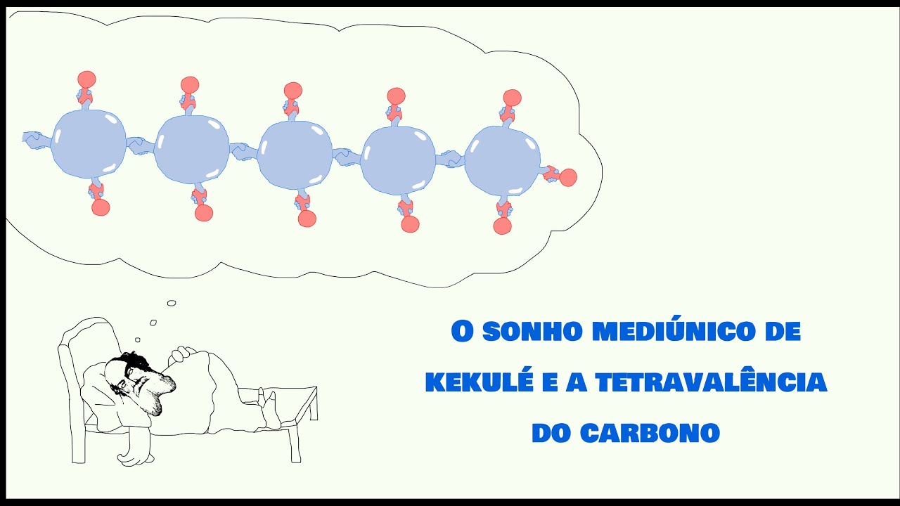 Kekulé sonhou sobre a tetravalência do carbono quando voltava pra casa de ônibus