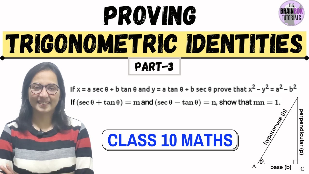 Proving Trigonometric Identities । Trigonometry Prove That Sums । Part 3