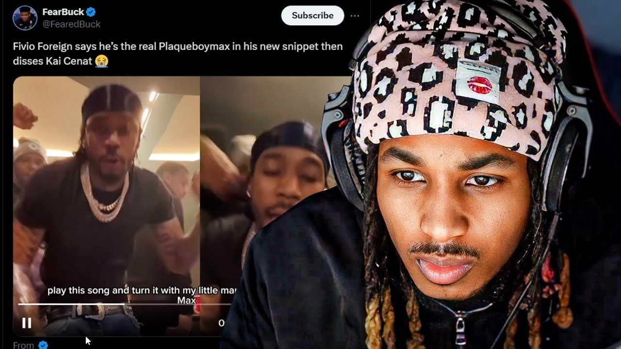 Is Fivio The Real PlaqueboyMax?? He Dissed Max & Kai Cenat... 😳