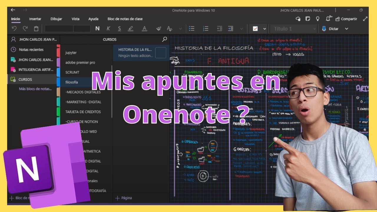✅Cómo usar 💜ONENOTE para APUNTES en la 🚀UNIVERSIDAD -2022