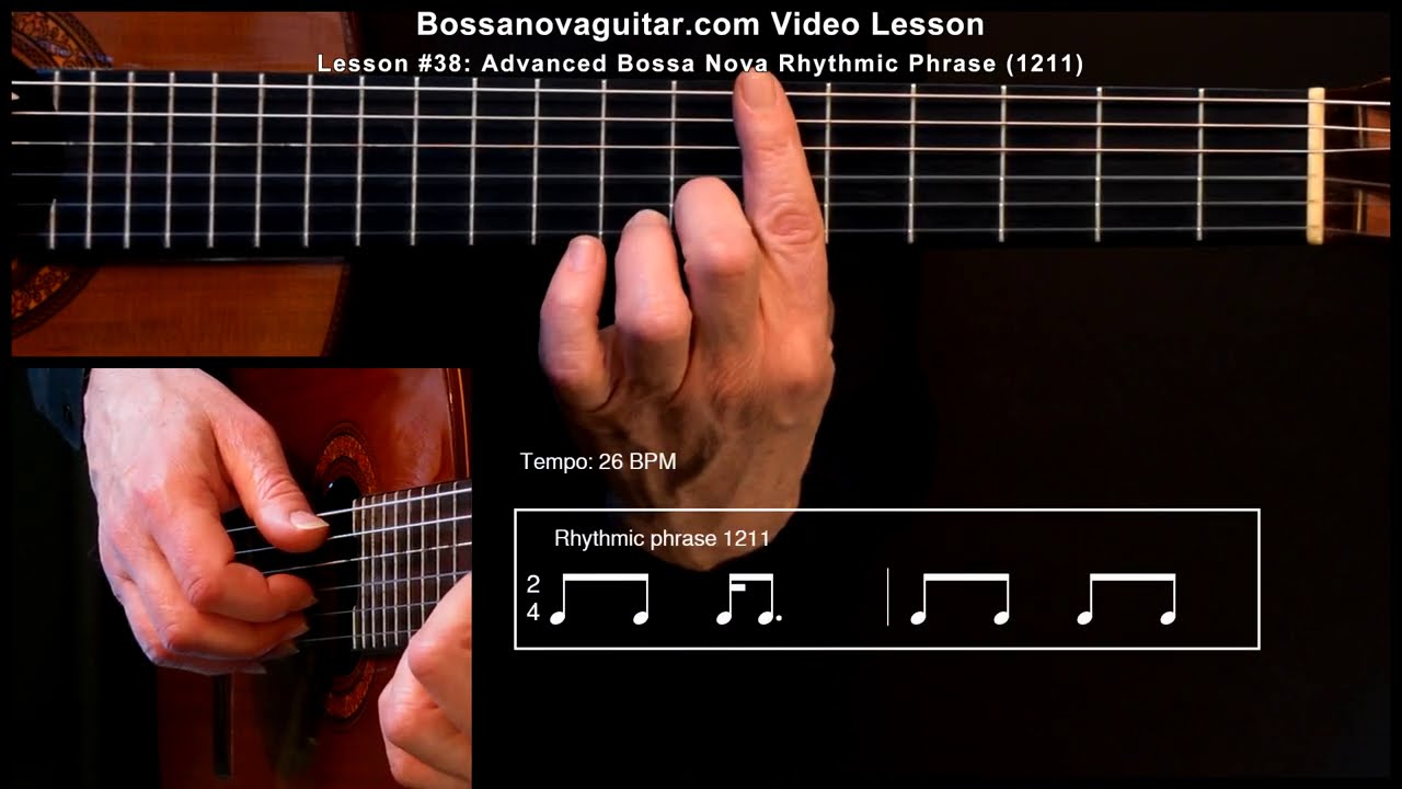 Eclipse -  Bossa Nova Guitar Lesson #38: Advanced Bossa Nova Rhythmic Phrase (1211)
