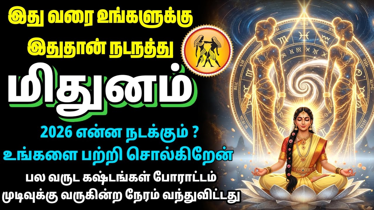 மிதுனம் 2026 எப்படி இருக்கும்? இதுவரை கடந்து வந்த பாதை | உண்மையில் 2026 என்ன கொண்டு வரும் | Mithunam