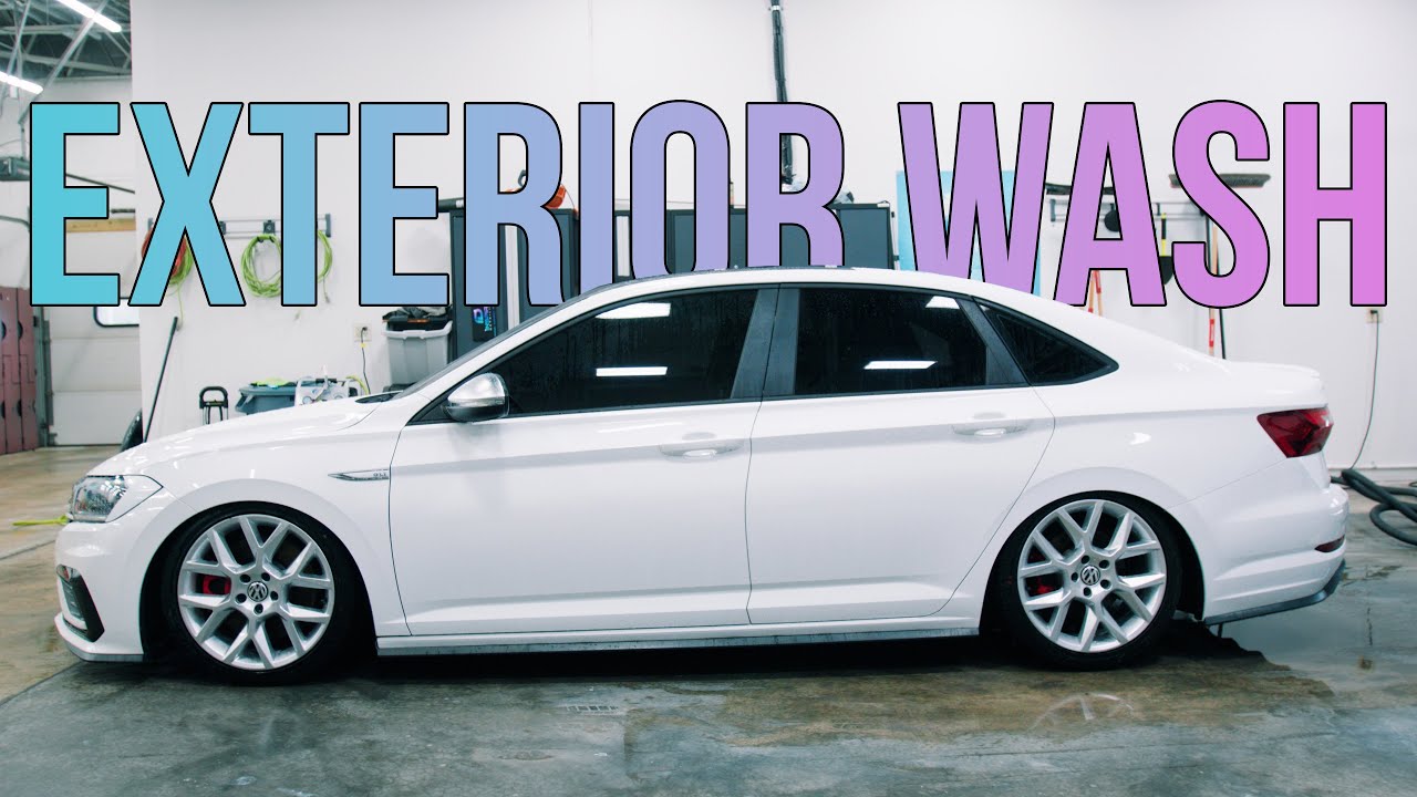 Cleaning a Volkswagen MK7 Jetta GLI - Wash ASMR