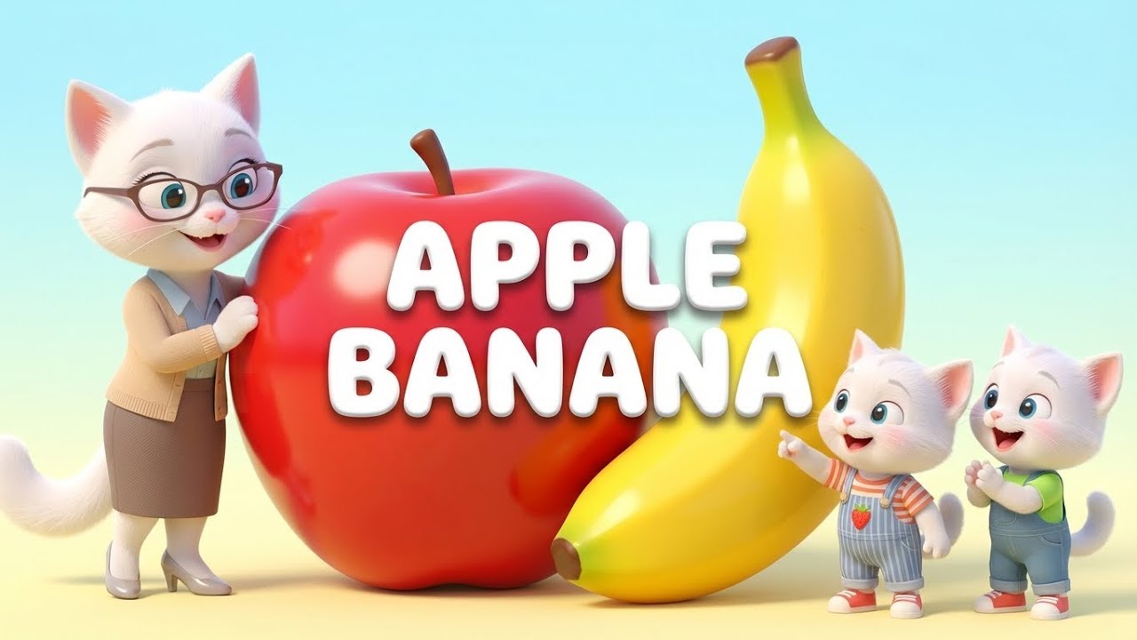 Apple Banana Song for Kids | Fruits Song