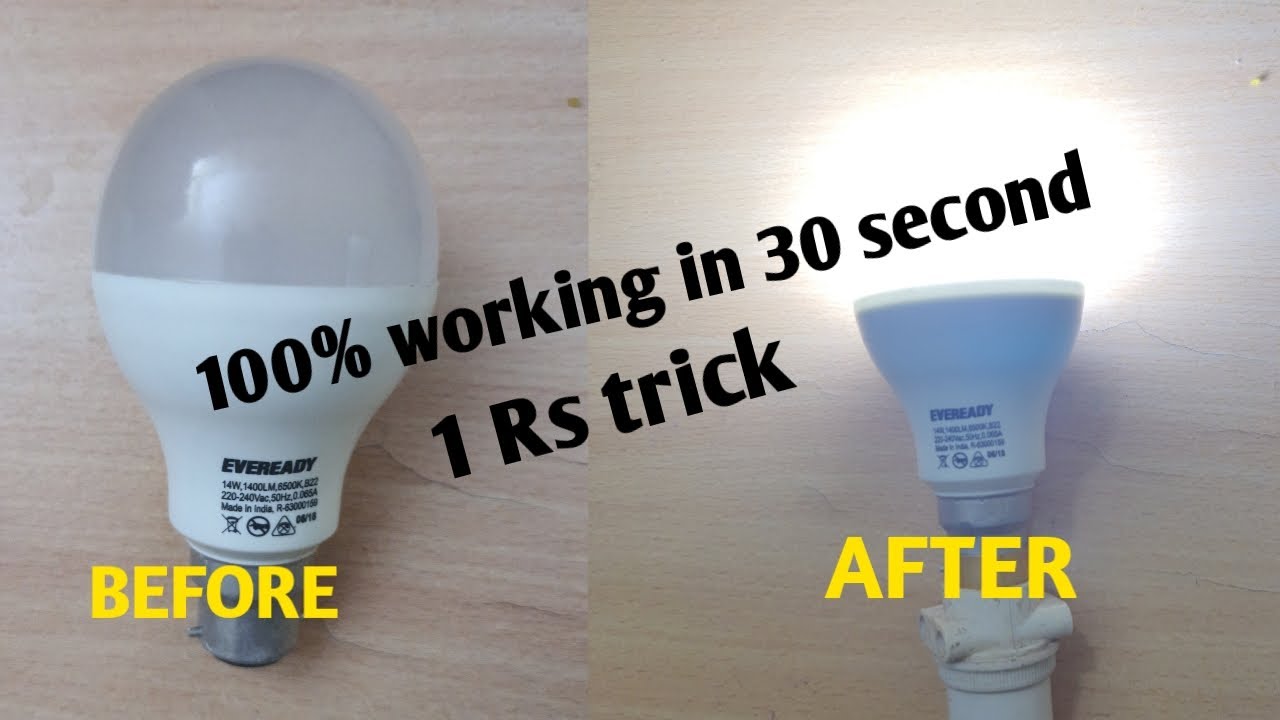 LED Bulb repairing trick. Crazy experiments || Avn Turbo.