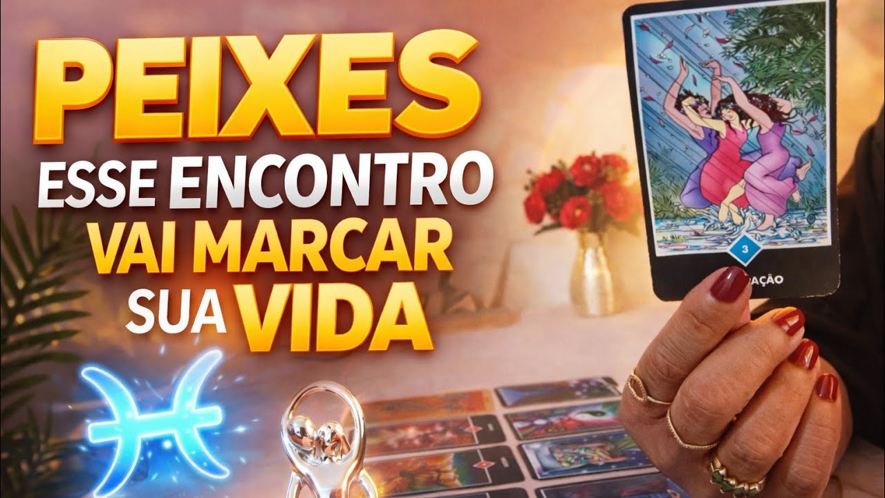 ♥️ PEIXES ❤️ ESSE ENCONTRO VAI SER UMA EXPLOSÃO DE ALEGRIA. 