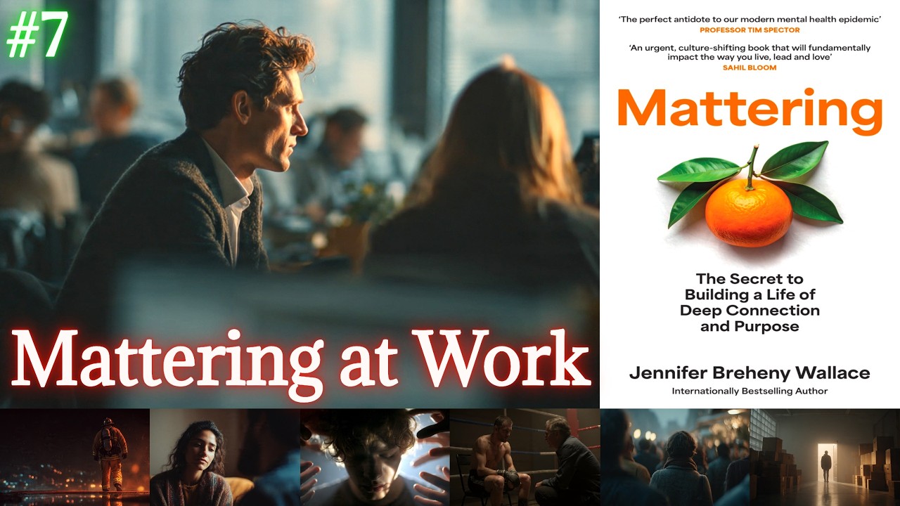 Mattering ! The Secret to a Life of Deep Connection and Purpose : Summary ! Jennifer Breheny Wallace