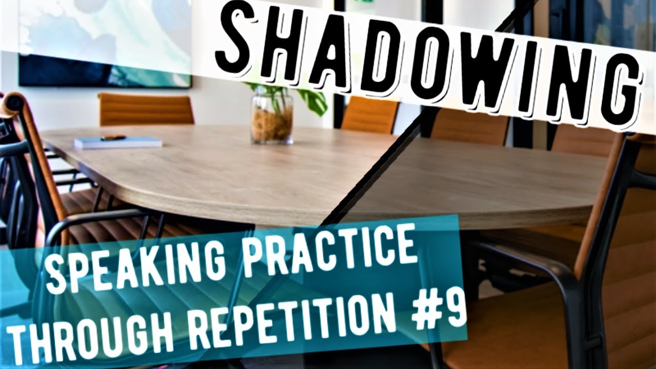 American English Shadowing Speaking Practice | English Business Report